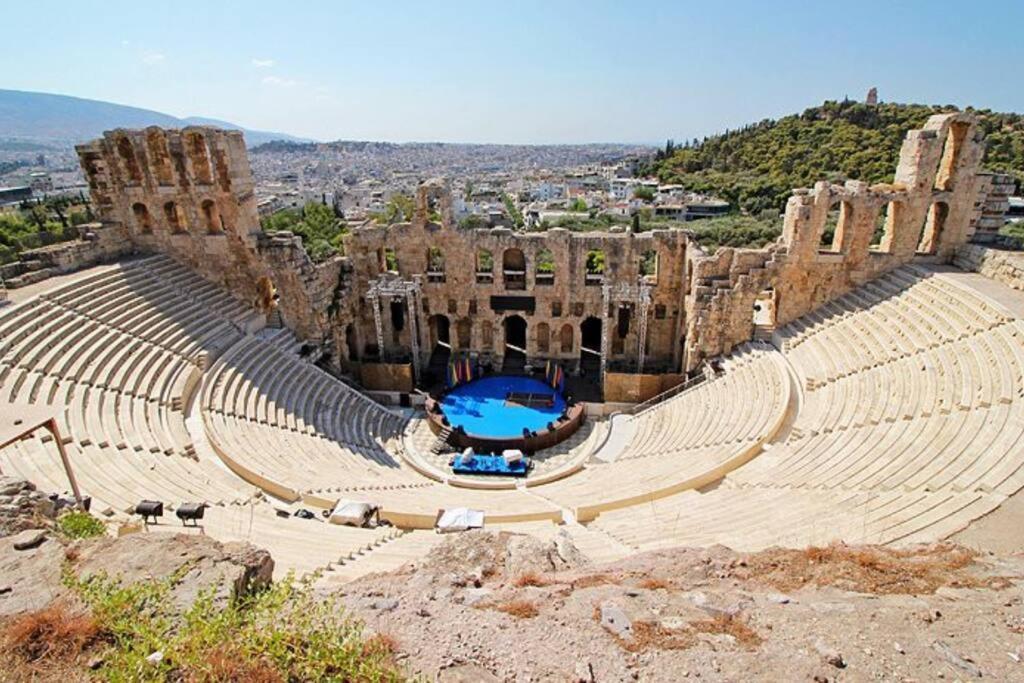 Spacious Beauty In Athens, 55M2, Metro 7' Ngoại thất bức ảnh