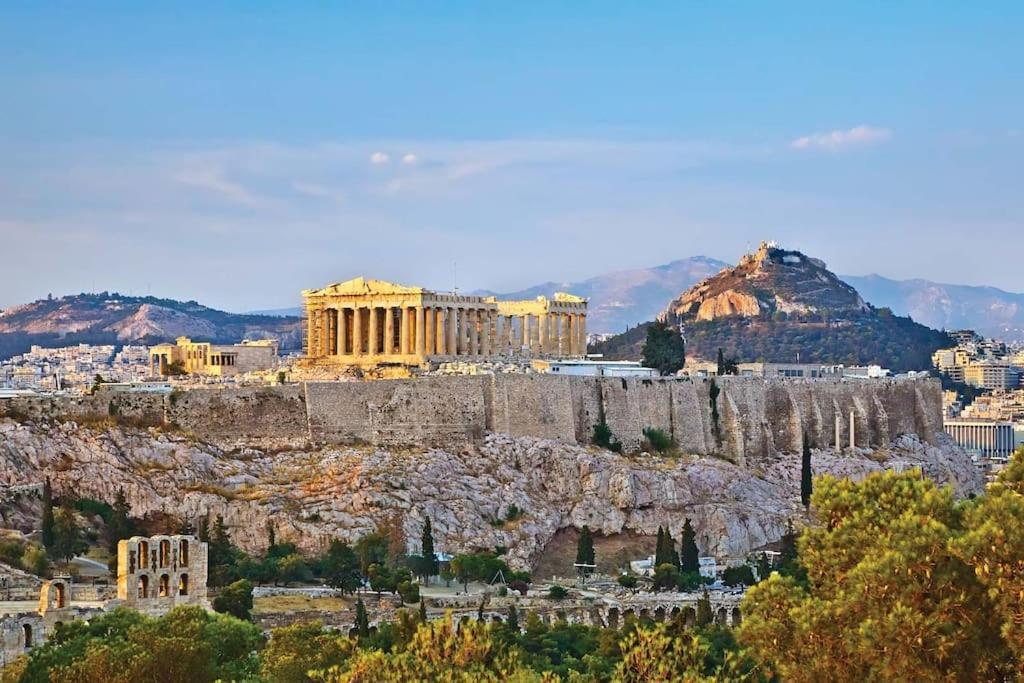 Spacious Beauty In Athens, 55M2, Metro 7' Ngoại thất bức ảnh