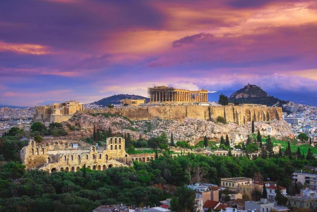 Spacious Beauty In Athens, 55M2, Metro 7' Ngoại thất bức ảnh